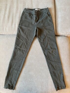 a new day Olive Green Ankle Jeans